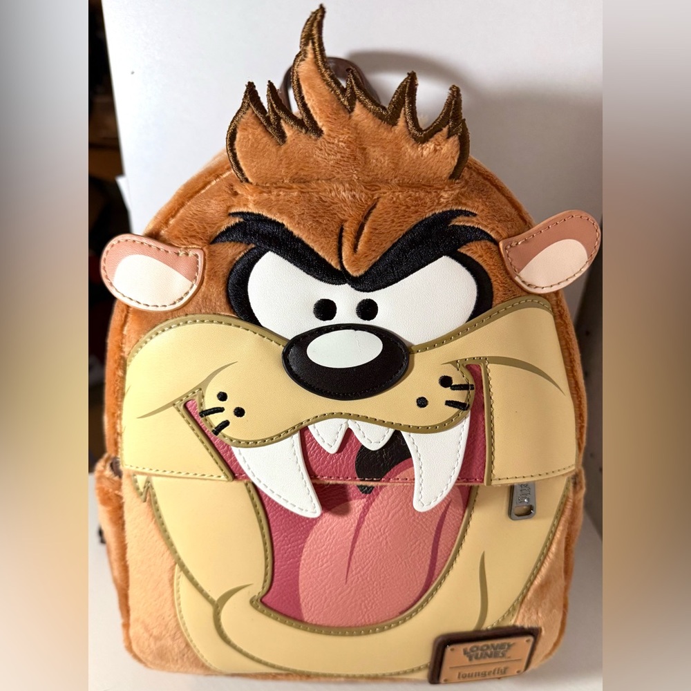 Loungefly Mini Backpack - Warner Bros. Looney Tunes Tasmanian Devil Plush